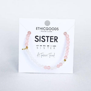 Morse Code Bracelet | SISTER: Lapis & Howlite