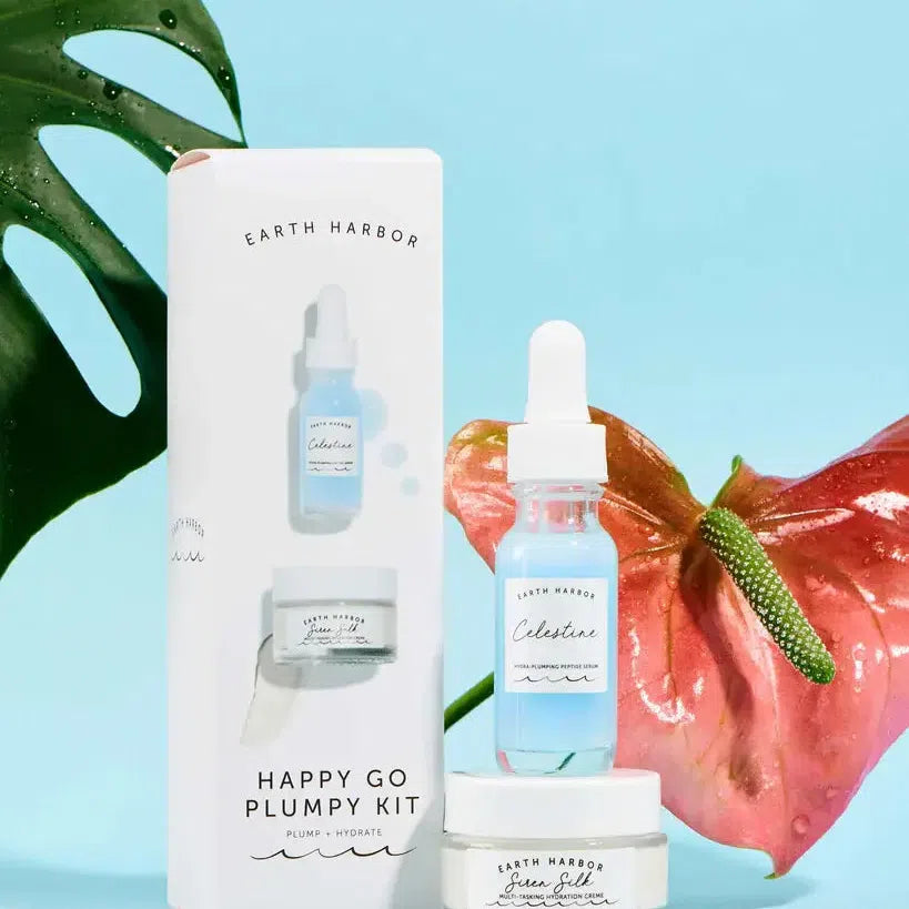 HAPPY GO PLUMPY Gift Set: Hydrate Cream + Plumping Serum