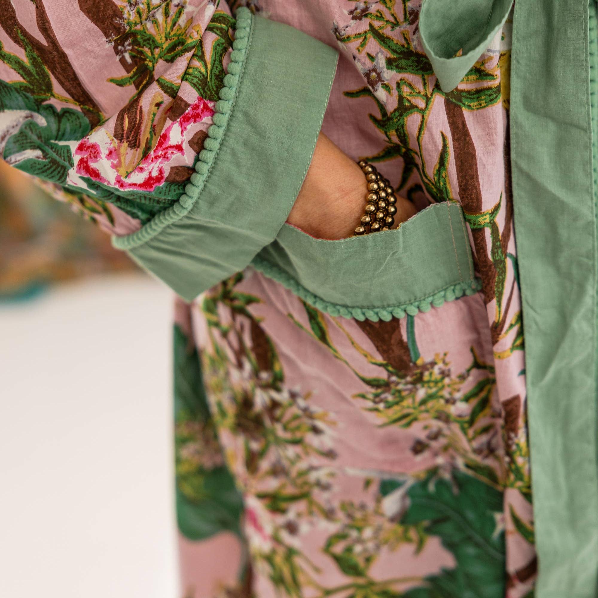 Palm Paradise Cotton Robe