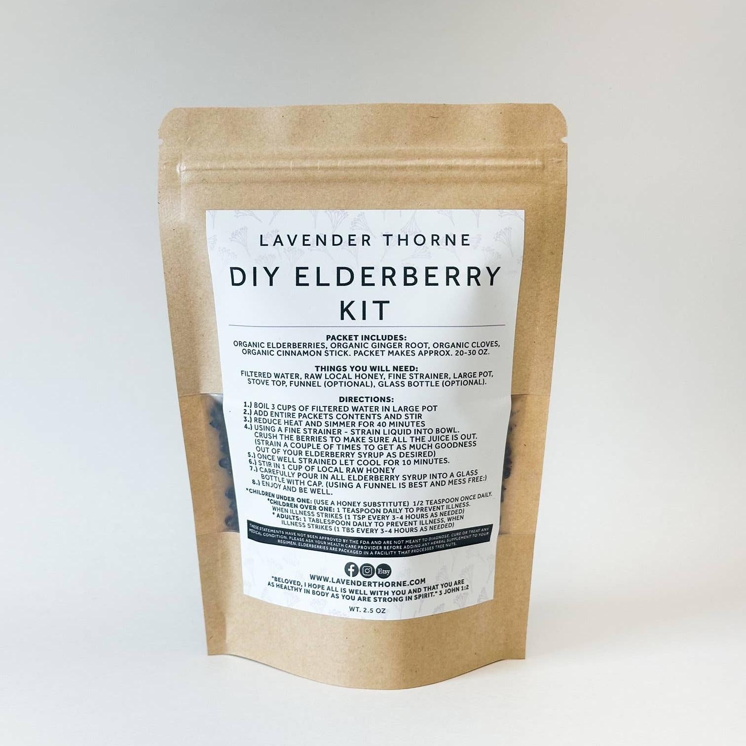 DIY Elderberry Kit
