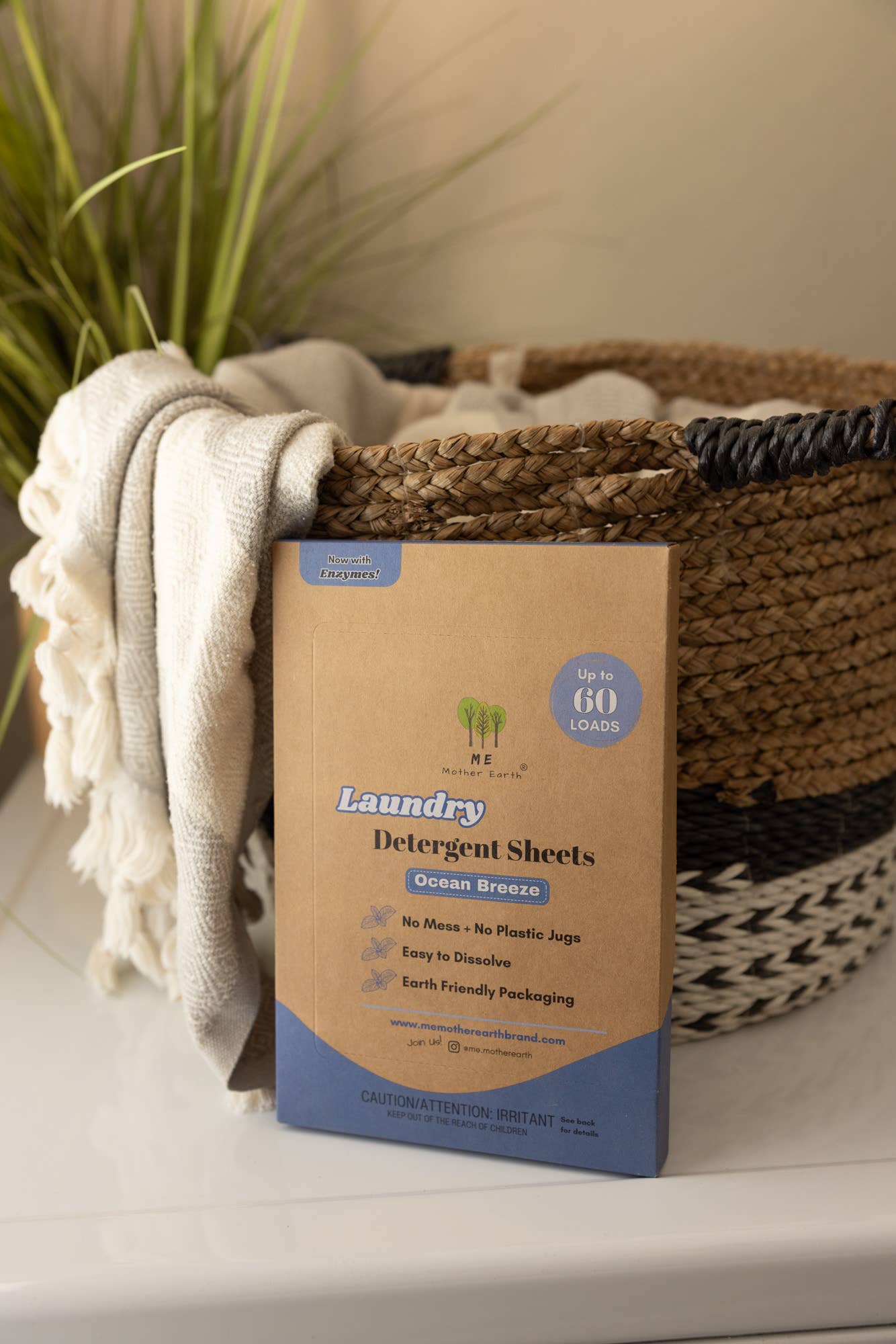 Laundry Detergent Sheets: 60 Loads: Ocean Breeze