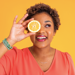 Morse Code Bracelet | BRAVE: Emerald Quartz & Green Aventurine