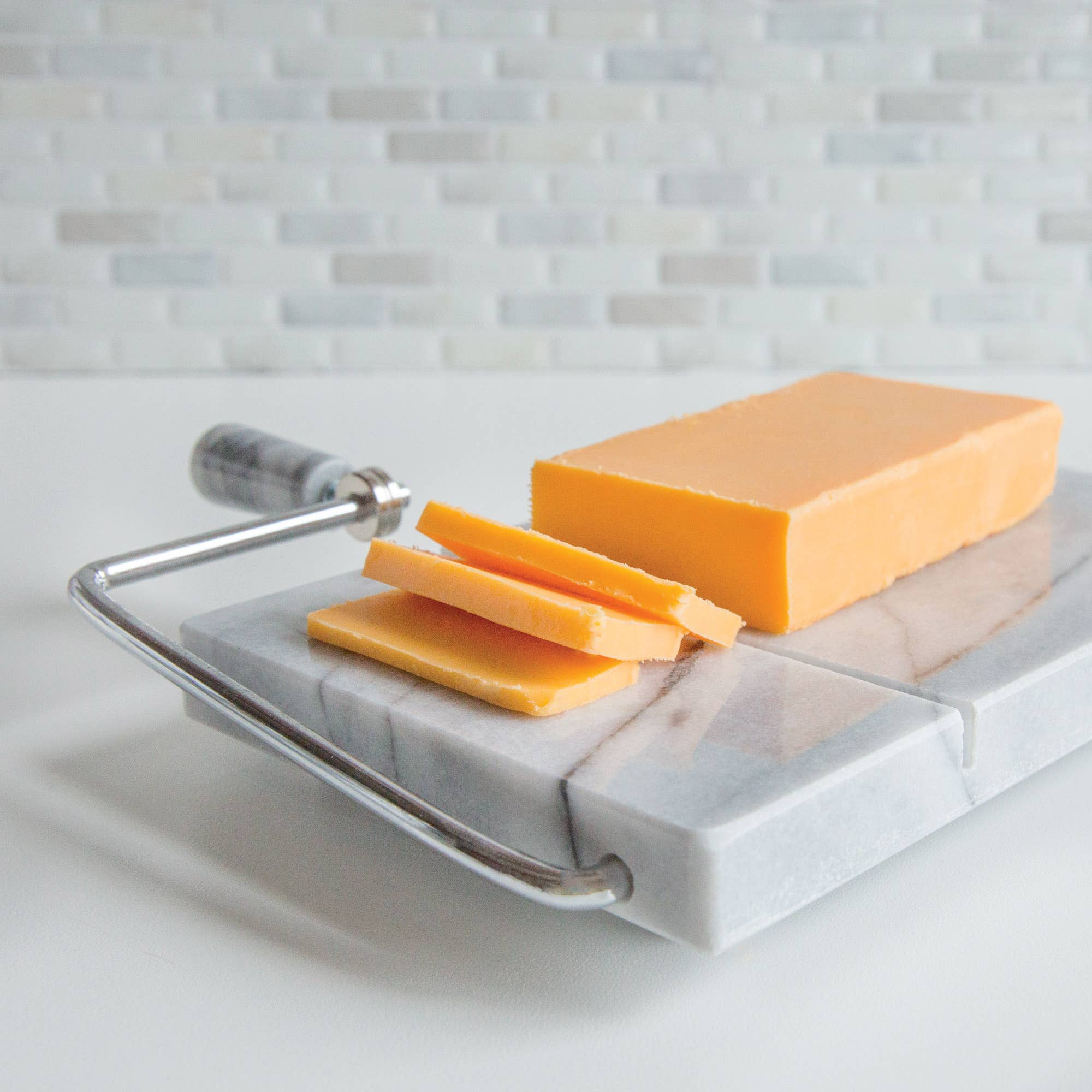 Fox Run Marble Cheese Slicer, 2 Replacement Wires, 8" x 5"