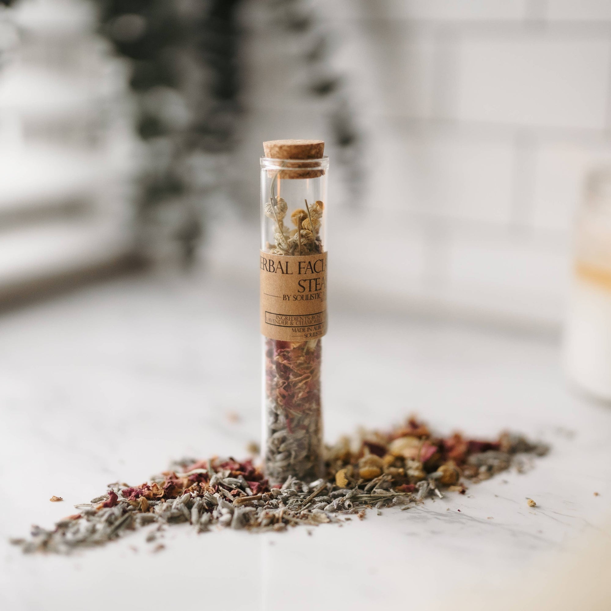 Herbal Facial Steam | Bath Tea with Dried Flowers and Herbs