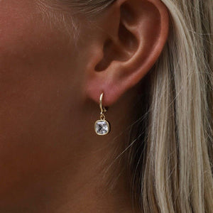 Isla Square Drop Earrings