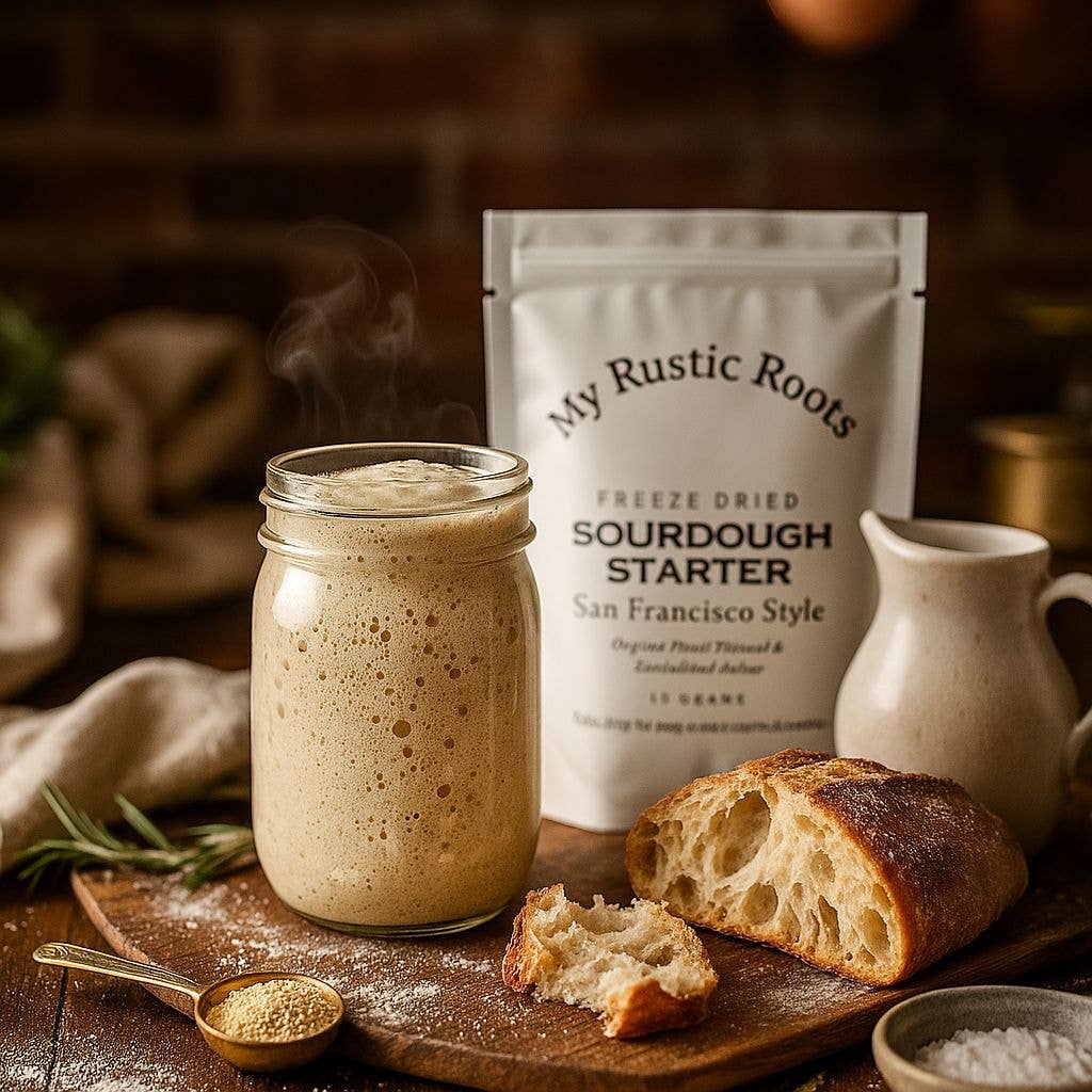 Organic, Non-GMO Sourdough Starter | Freeze Dried |  12gm