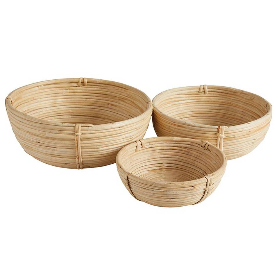 Rattan Mini Basket - Set of 3