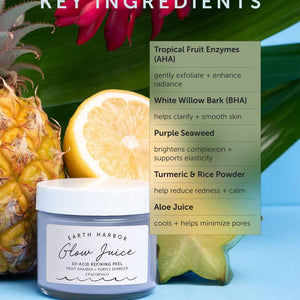 GLOW JUICE 10-Acid Refining Peel: Fruit AHA/BHA : 2 oz