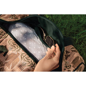 Peregrine Block Print Weekender Bag