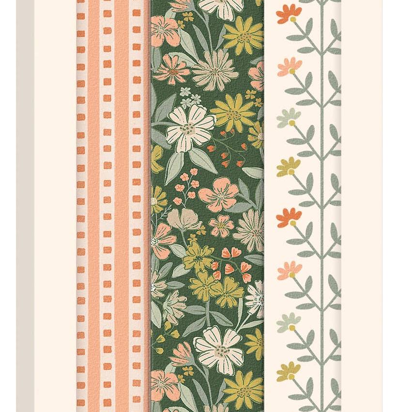 Forest Coral Floral Nail File Set