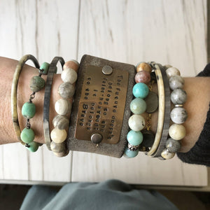 Horn Bangles Small: Polished