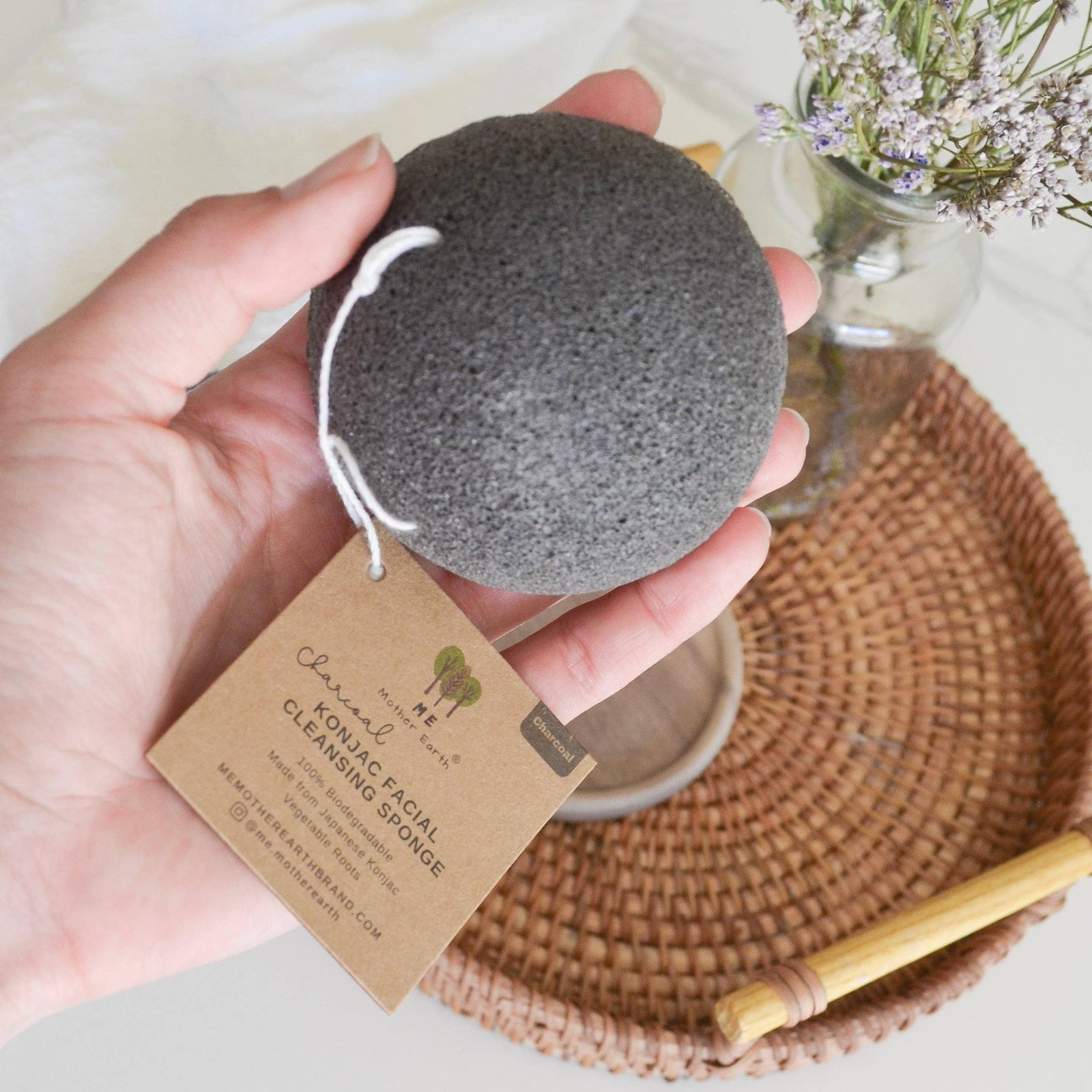 Konjac Sponge: Charcoal
