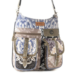 Le Fleur Bel Cowgirl Shoulder: Blue Floral