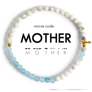 Morse Code Bracelet | MOTHER: Jasper & Marble