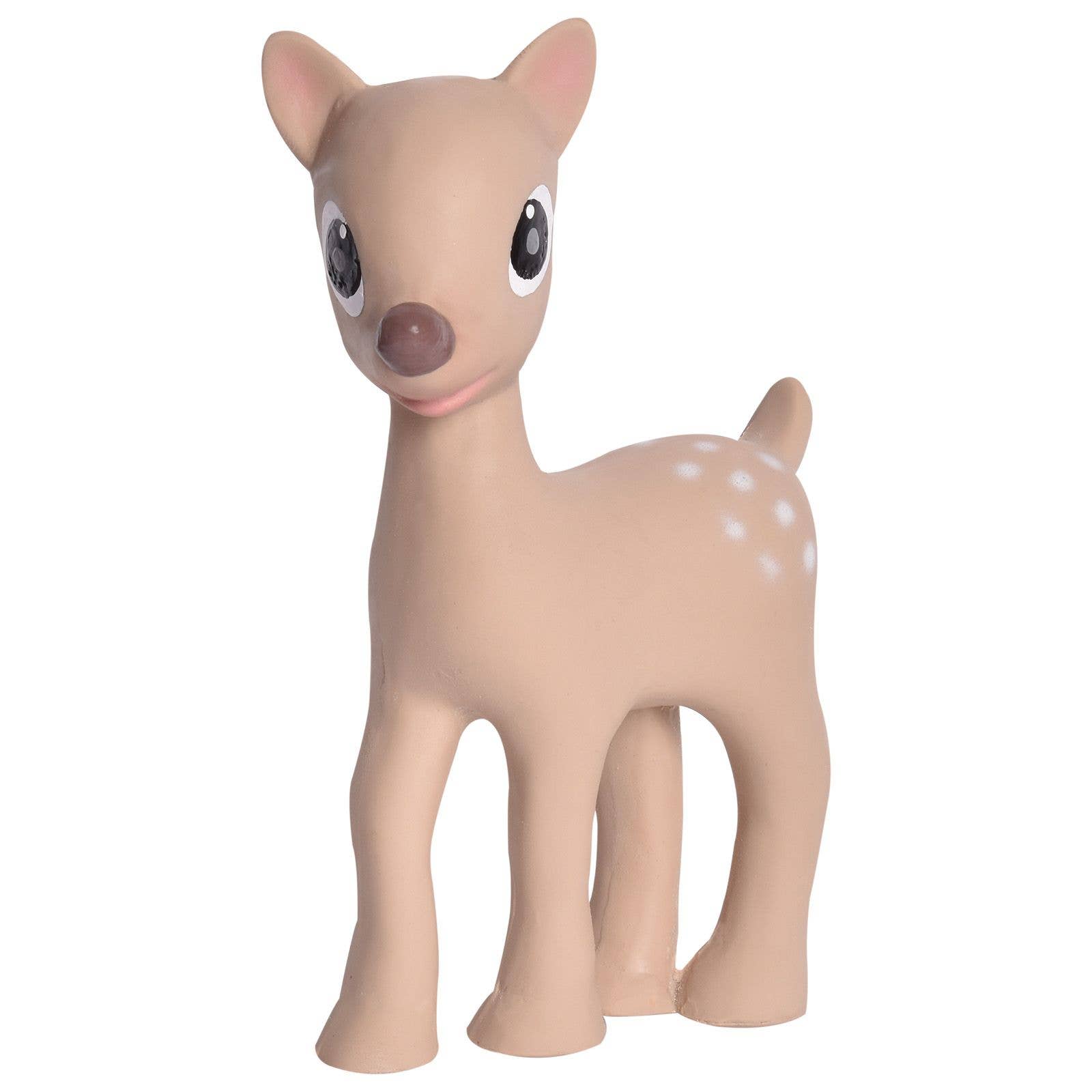 Ralphie Reindeer Organic Rubber Rattle, Teether & Bath Toy