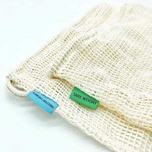 2 Pack Organic Cotton Mesh Produce Bags | Farmers Market