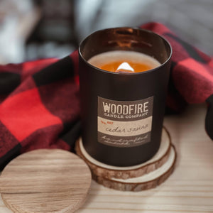 Black Wood Wick Soy Candles