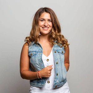 Morse Code Bracelet | KINDNESS: Light Grey & Lilac