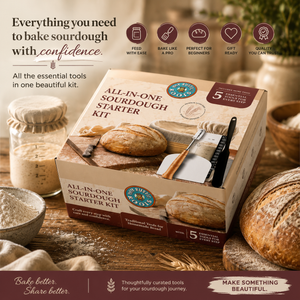 All-in-One Sourdough Starter Kit + Bonus Bag of Starter
