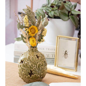 Yellow Strawflower Happy Mini Bouquet