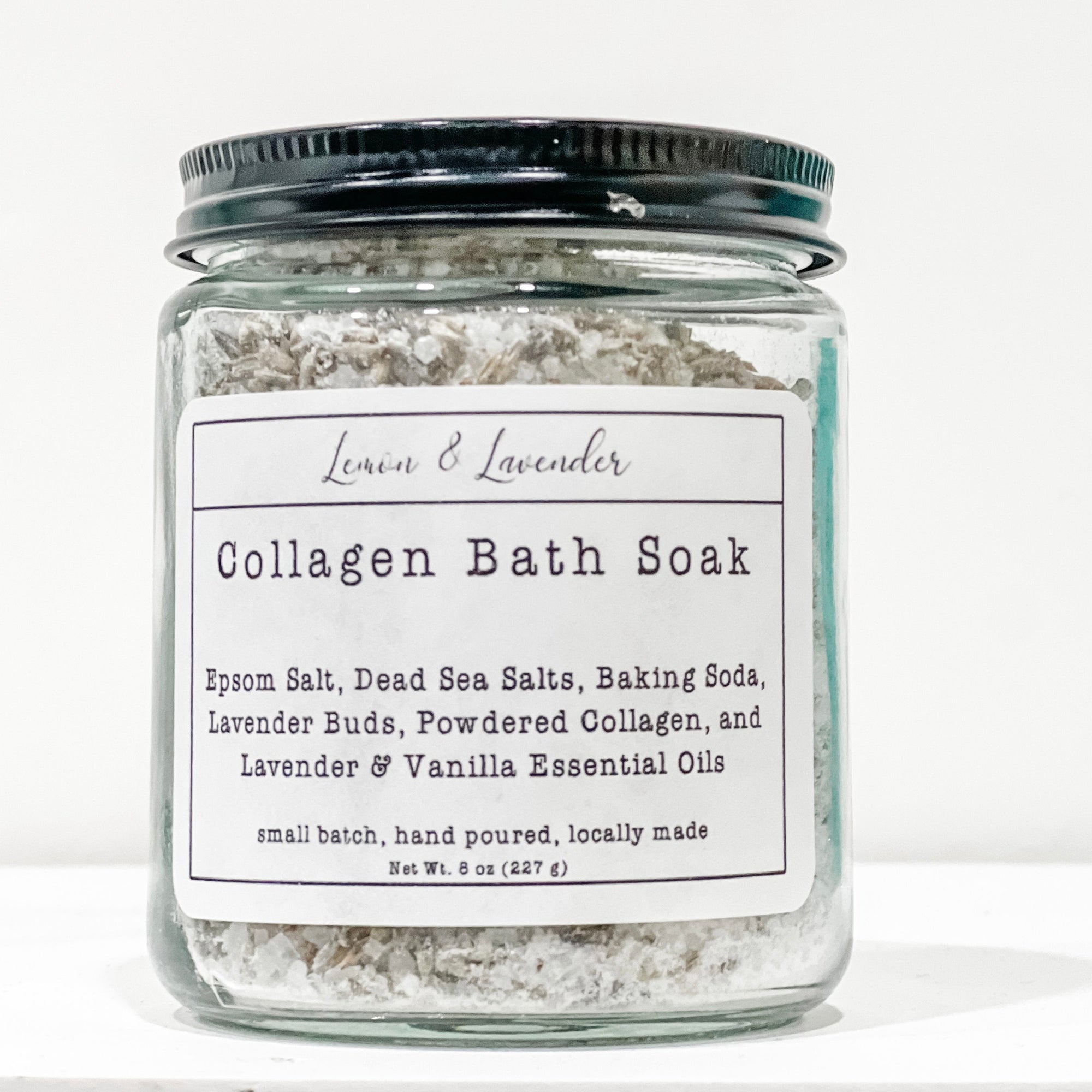 Collagen Bath Soak Jar - Small Batch by Lemon & Lavender