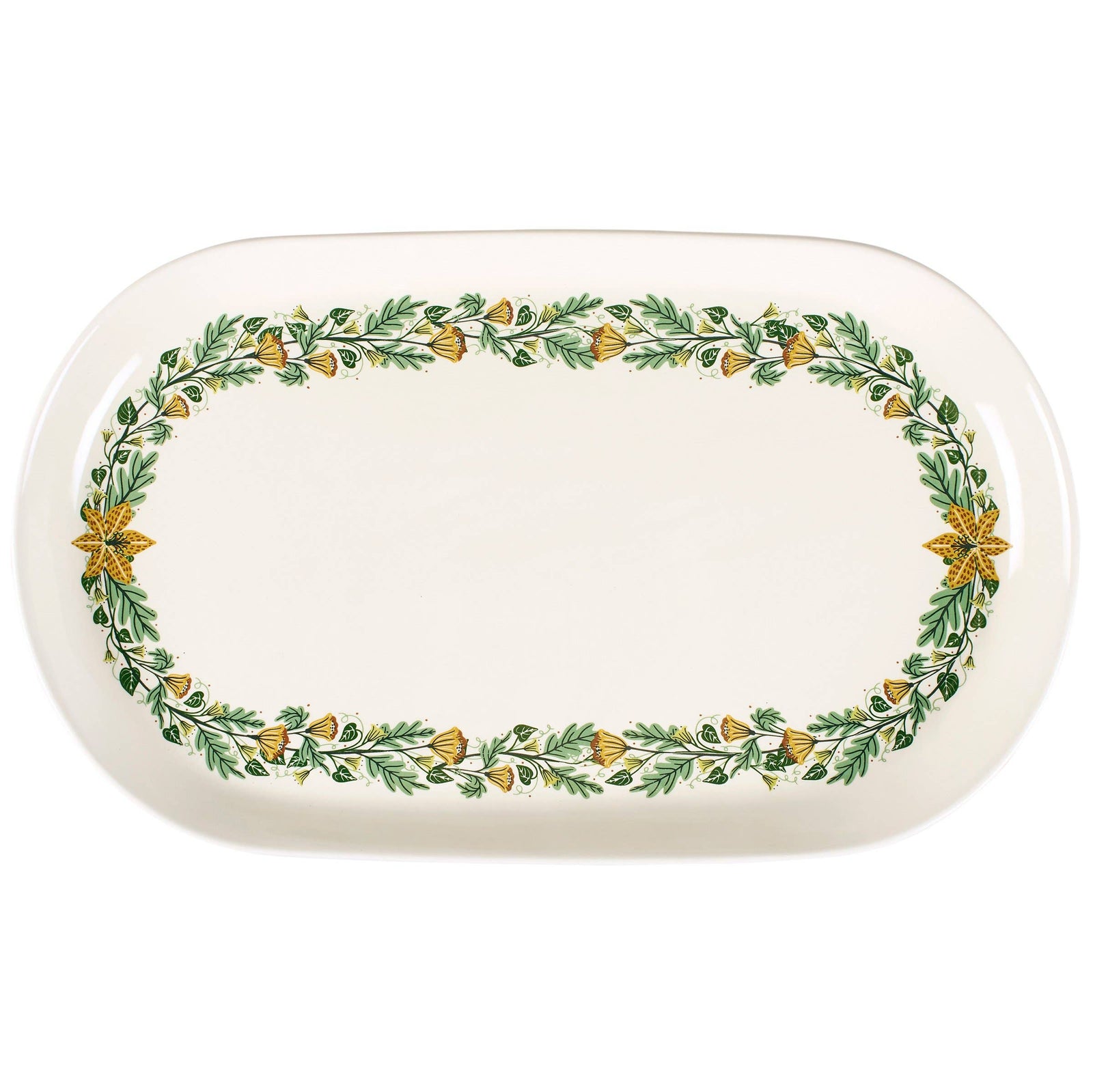 Oval Nouveau Botanical Platter