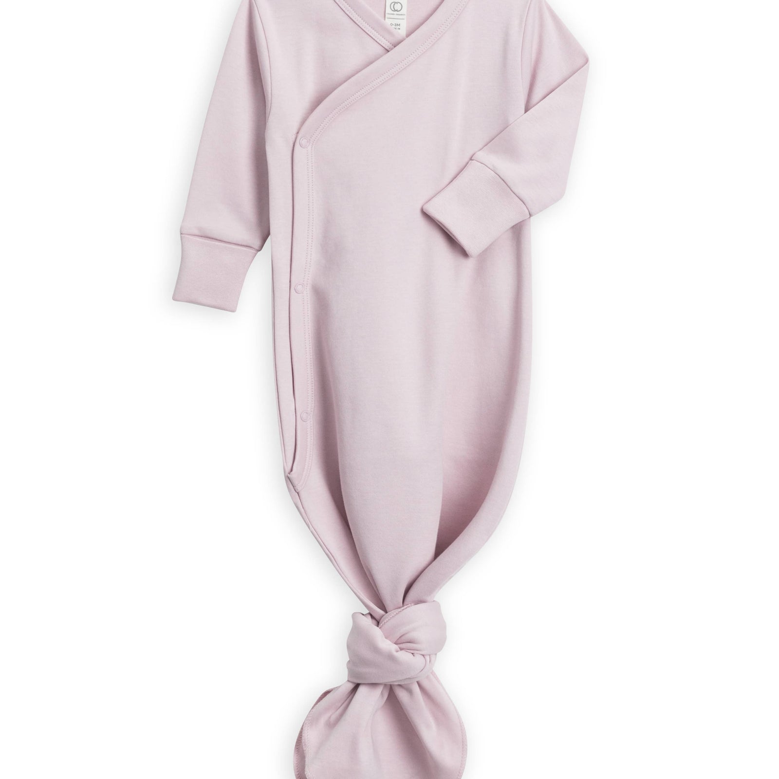 Organic Newborn Indy Kimono Gown - Wisteria