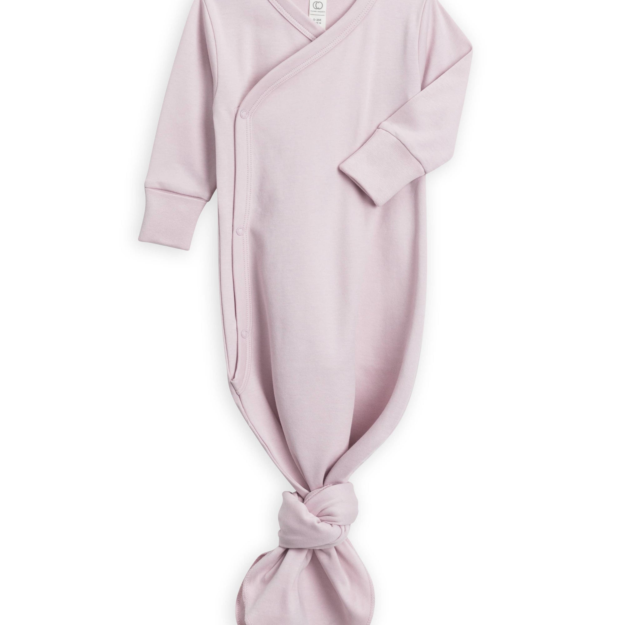 Organic Newborn Indy Kimono Gown - Wisteria