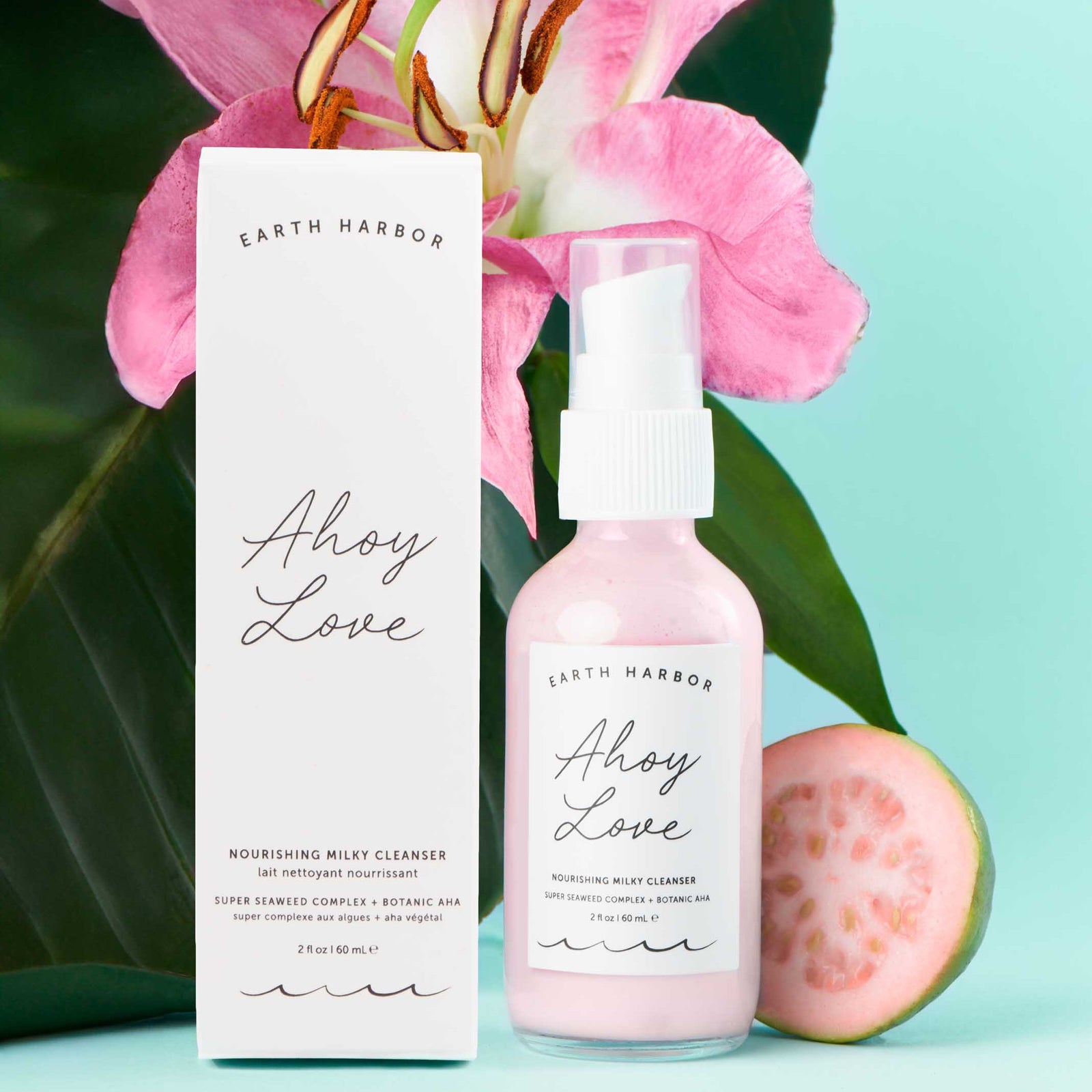 AHOY LOVE Nourishing Cleanser: Super Seaweed + Botanic AHAs