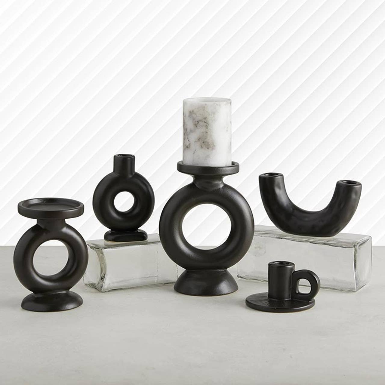 Handle Taper Candleholder