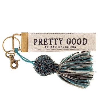 Canvas Tassel Key Chain: Pretty Good