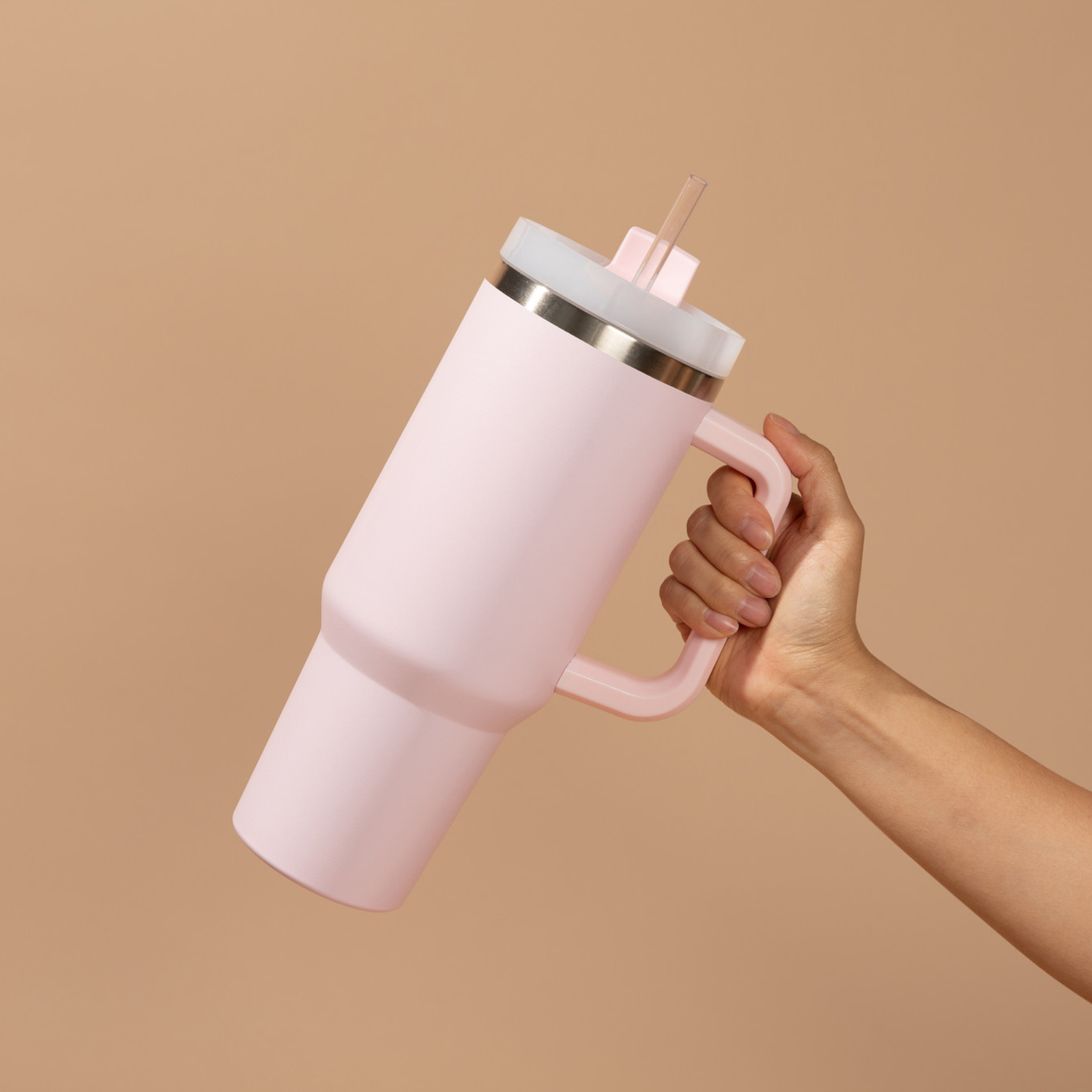 Blush Pink 40 oz Travel Tumbler
