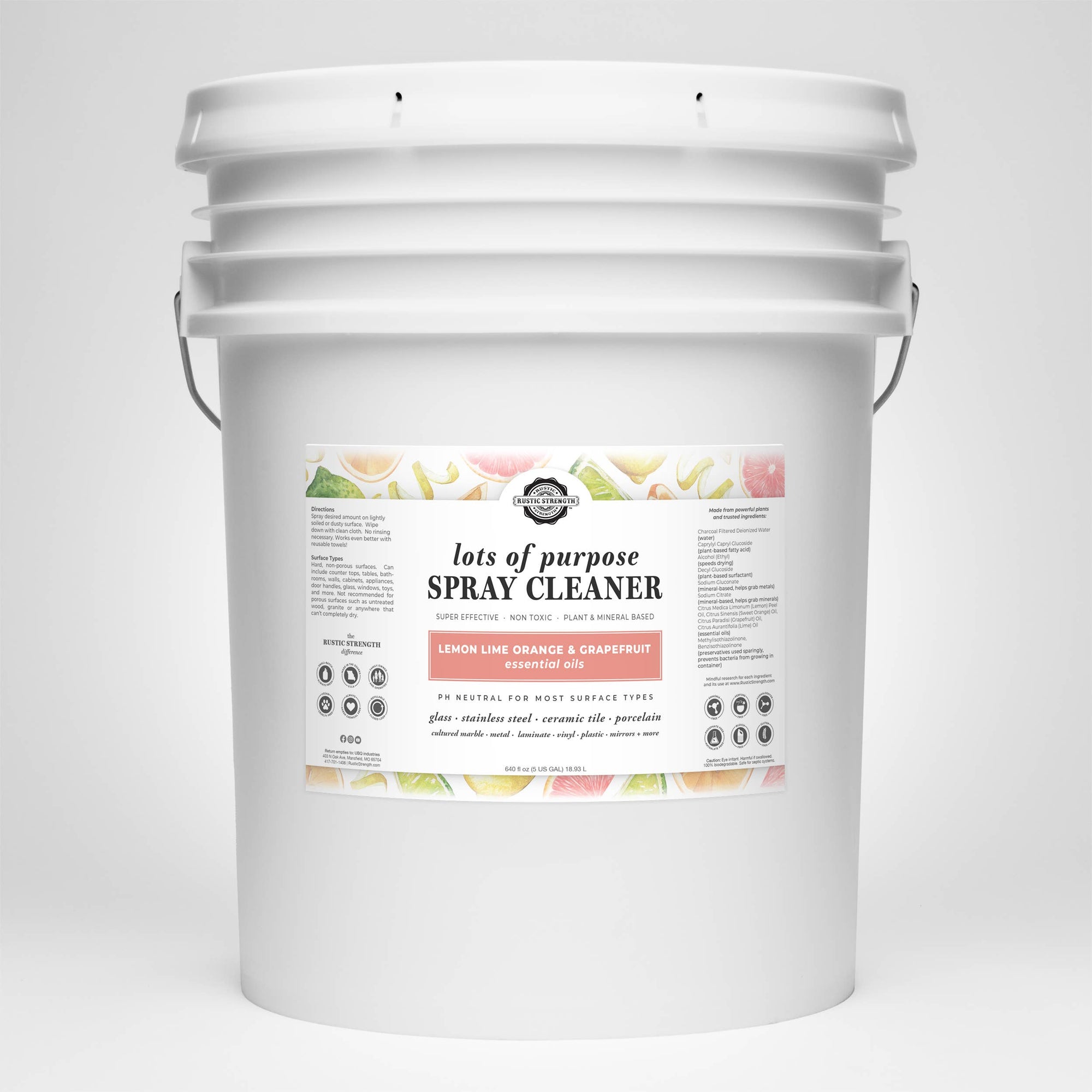 Refill by Ounce : Lots of Purpose Spray :Lemon Lime Orange Grapefruit