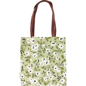 White Poppies Tote