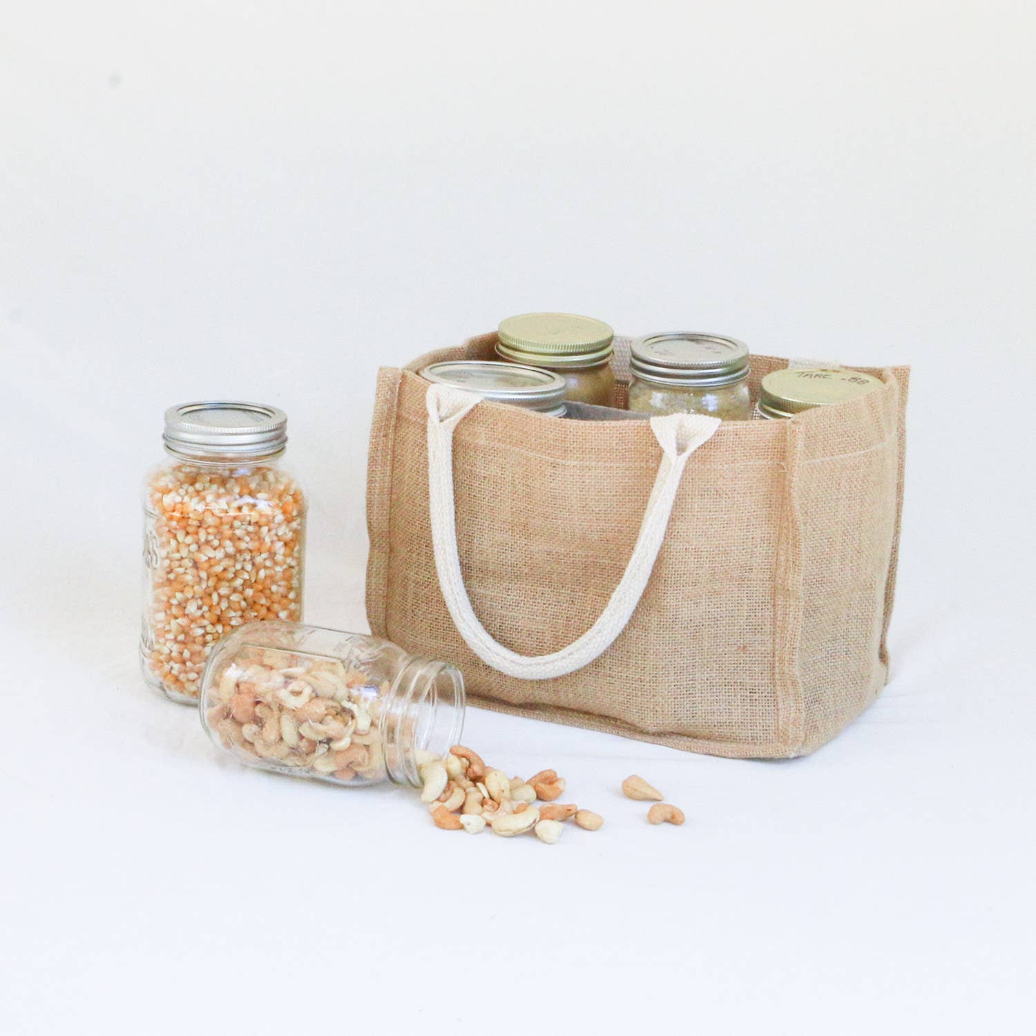 Reusable Jar Carrier w/ 6 Pockets