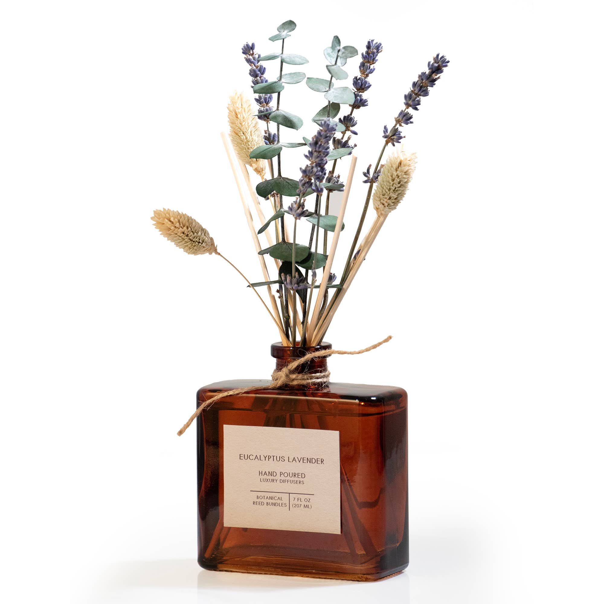 Eucalyptus Lavender Bouquet Reed Bundle Fragrance Diffuser - Lemon & Lavender