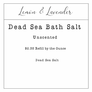 Dead Sea Bath Salt from the Refillery