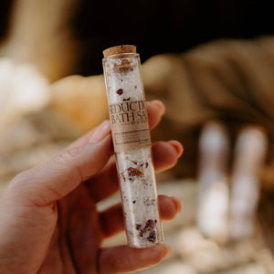 Herbal Bath Salts Test Tubes | Made With Dried Flowers