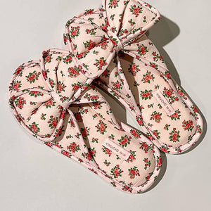 POL Brand floral patterns cozy indoor slippers