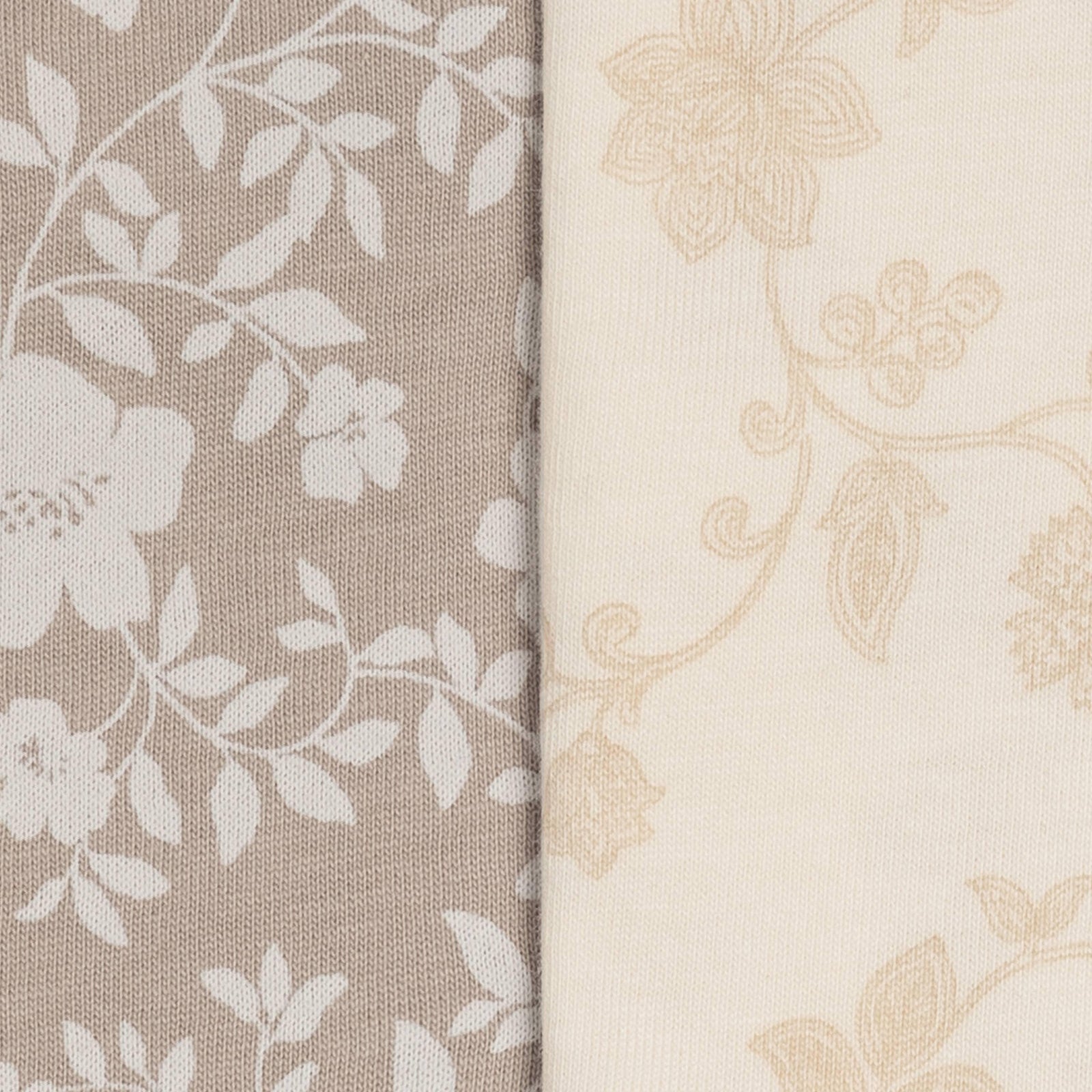 Organic Baby Burp Cloth (2-pack) - Nicola + Aria Floral