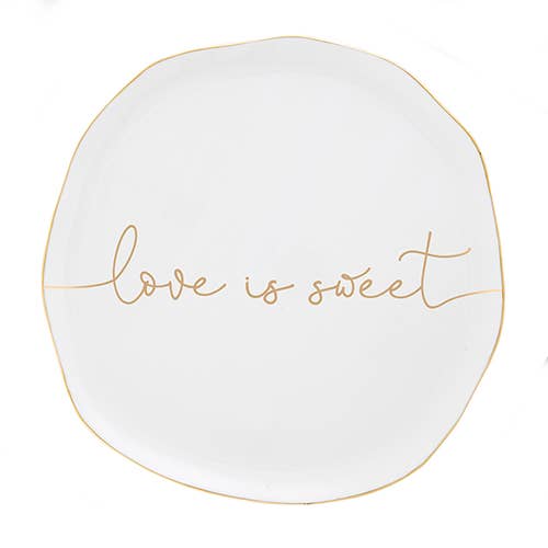 Ceramic Cake Stand - Love Is Sweet