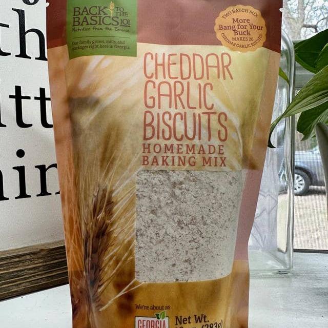 Cheddar Garlic Biscuit Homemade Baking Mix