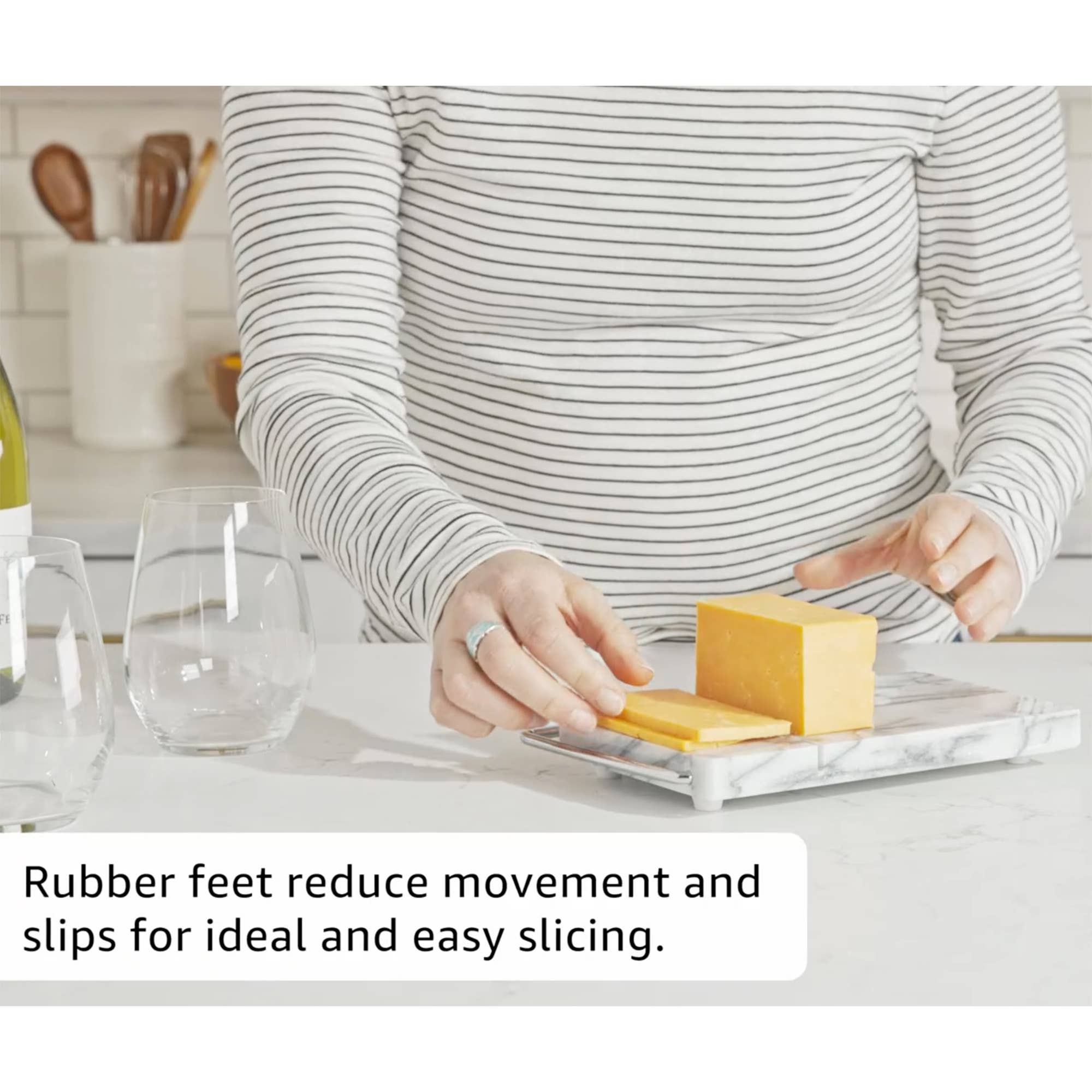 Fox Run Marble Cheese Slicer, 2 Replacement Wires, 8" x 5"