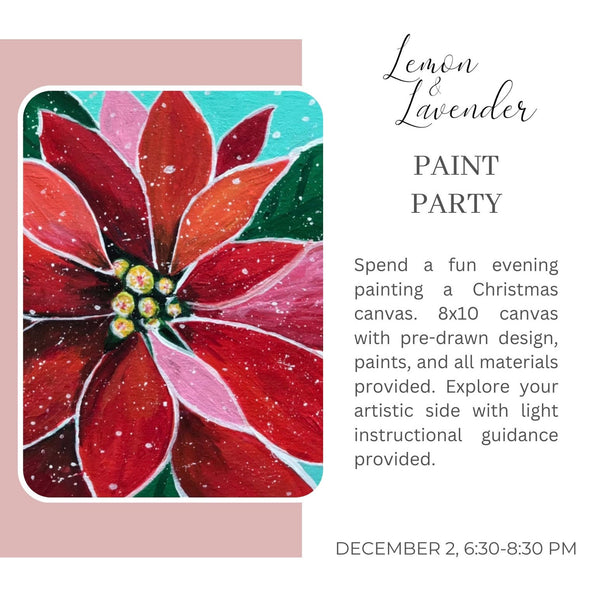 Paint Party - Dec 2, 6:30-8:30 pm
