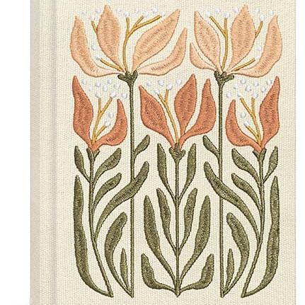 Fabric Journal Flower Market Lily