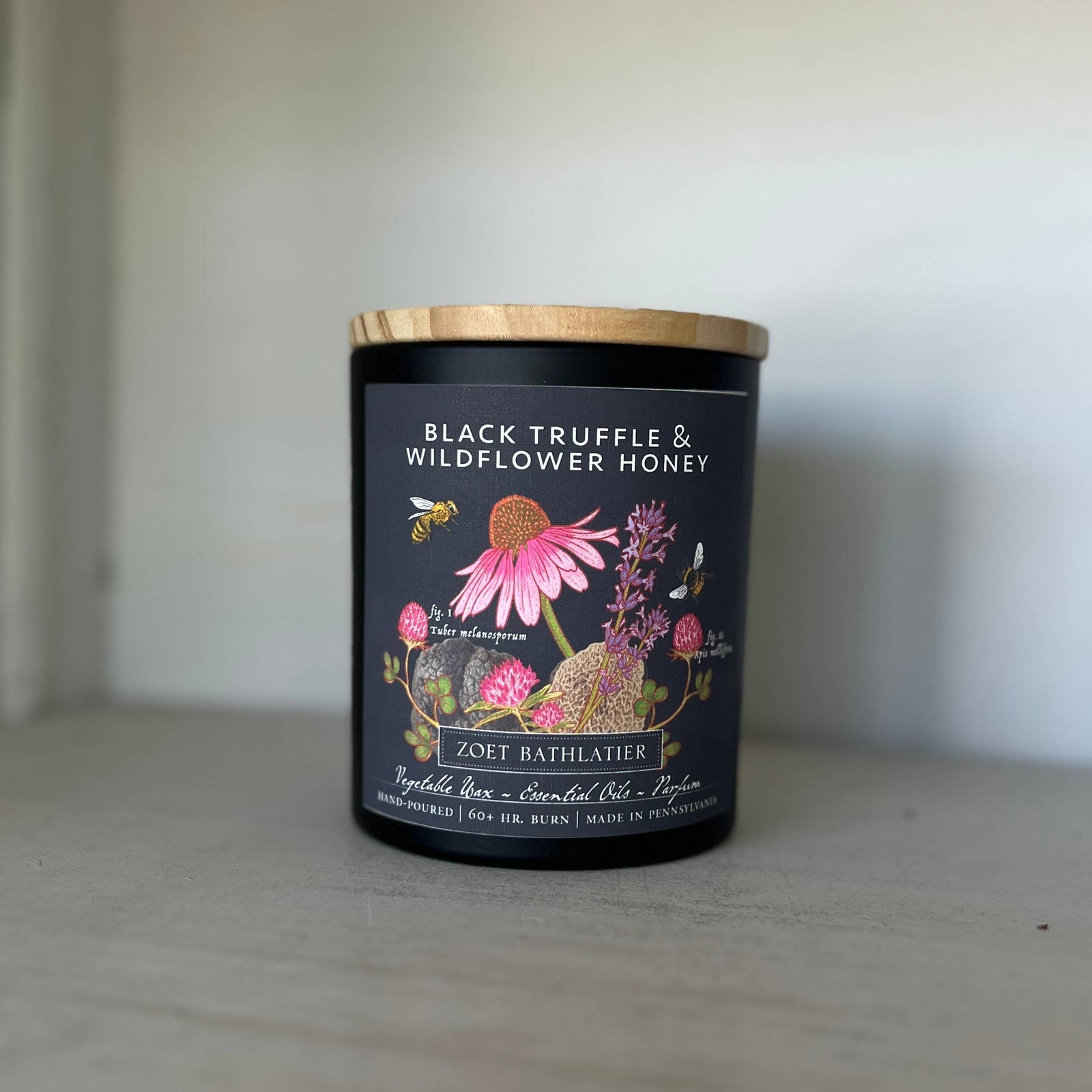Black Truffle & Wildflower Honey / Mushroom Candle
