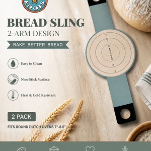 Bread Sling for Dutch Oven Baking, 2-Arm, 2-Pack