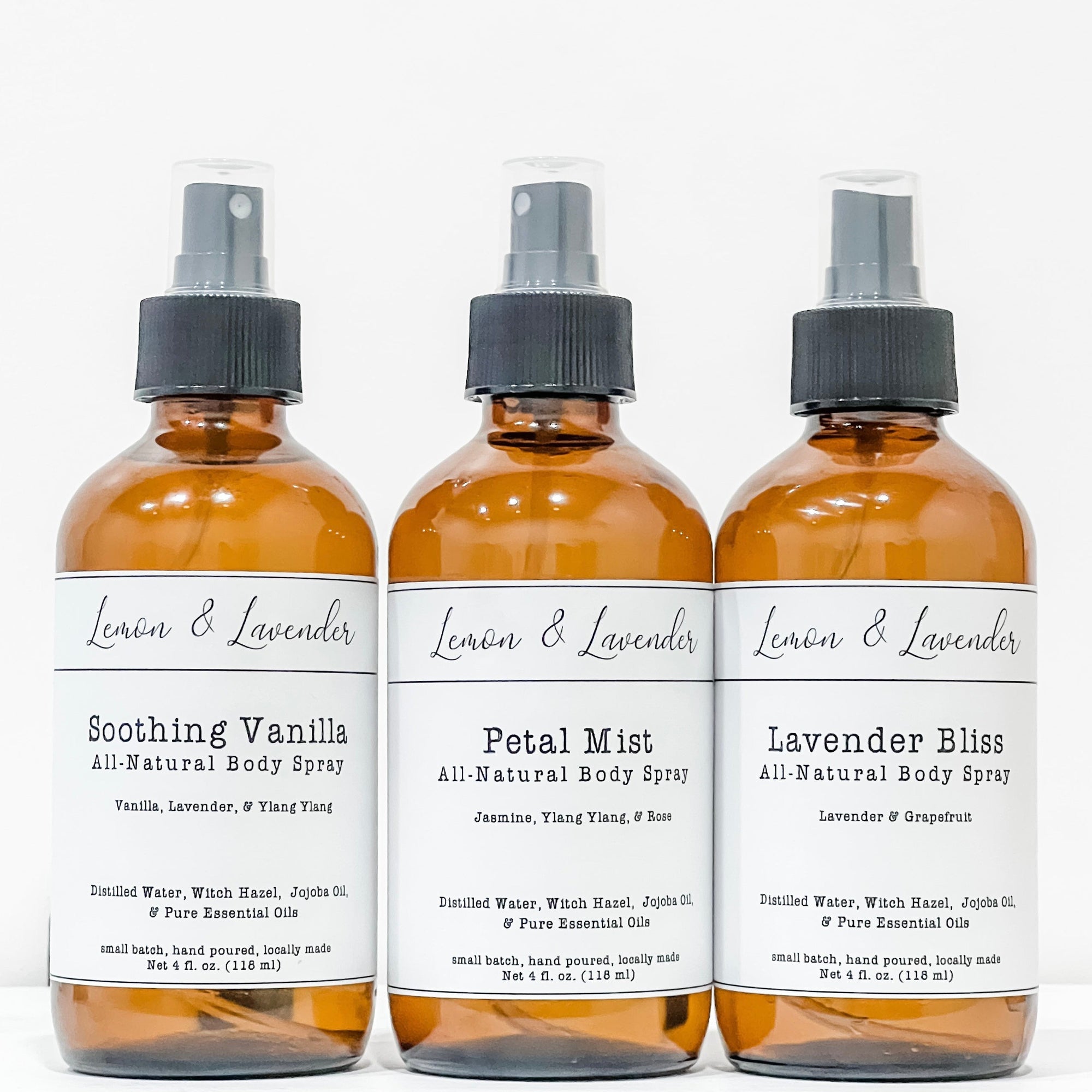 All-Natural Body Spray - Small Batch by Lemon & Lavender