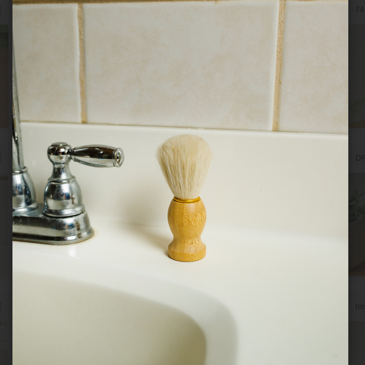 Natural Bristle Shave Brush