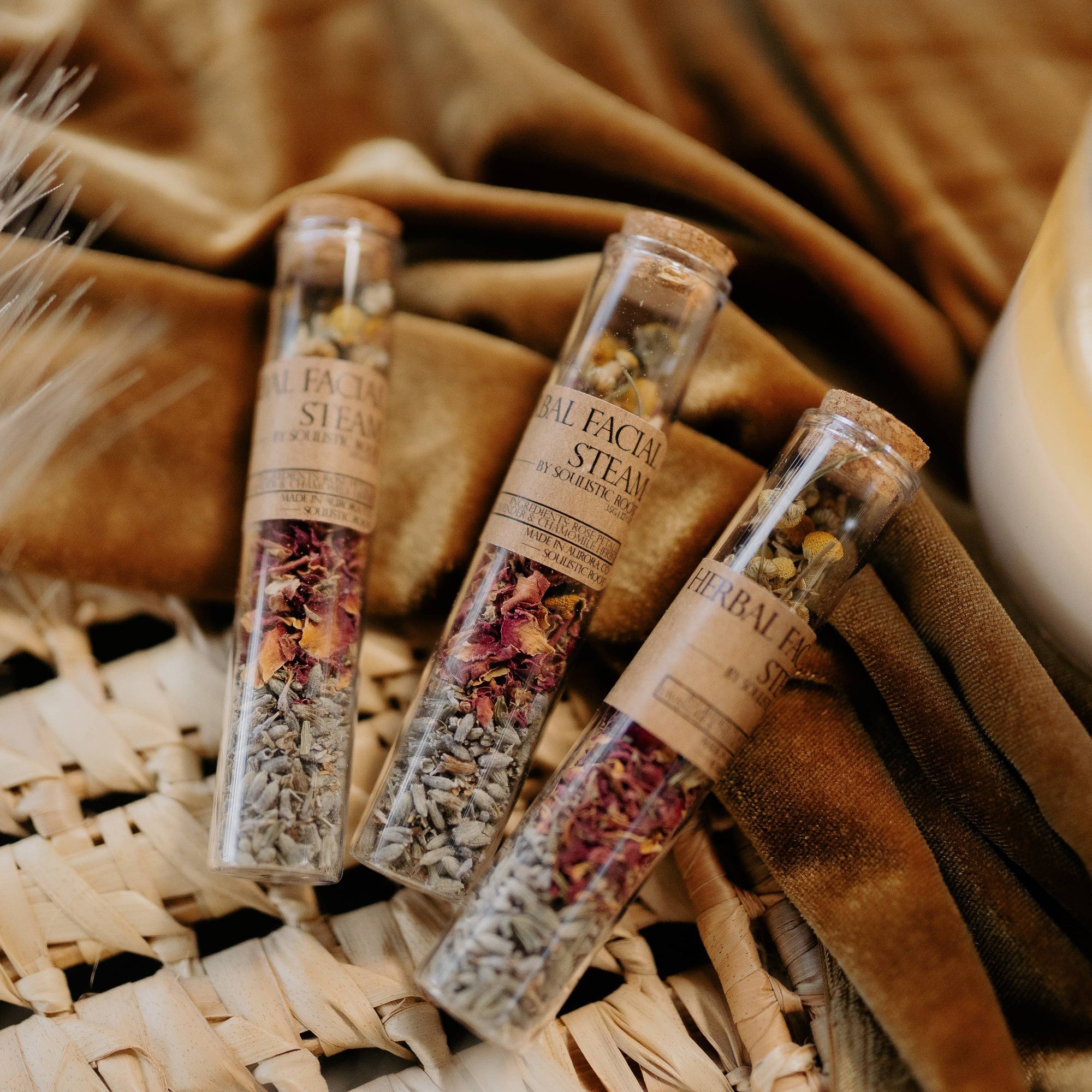 Herbal Facial Steam | Bath Tea with Dried Flowers and Herbs